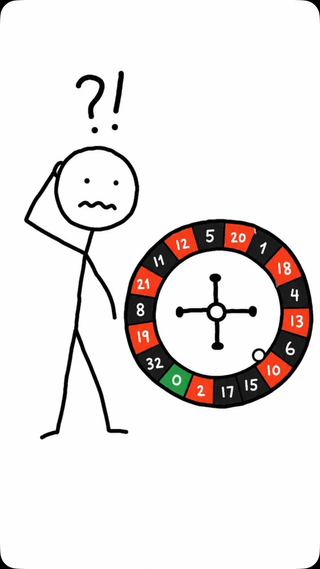 Roulette in 40 Sek erklärt 🎯 Wusstest du, warum „fast 50 %“ nie ganz 50 sind? #roulette #casino #gl